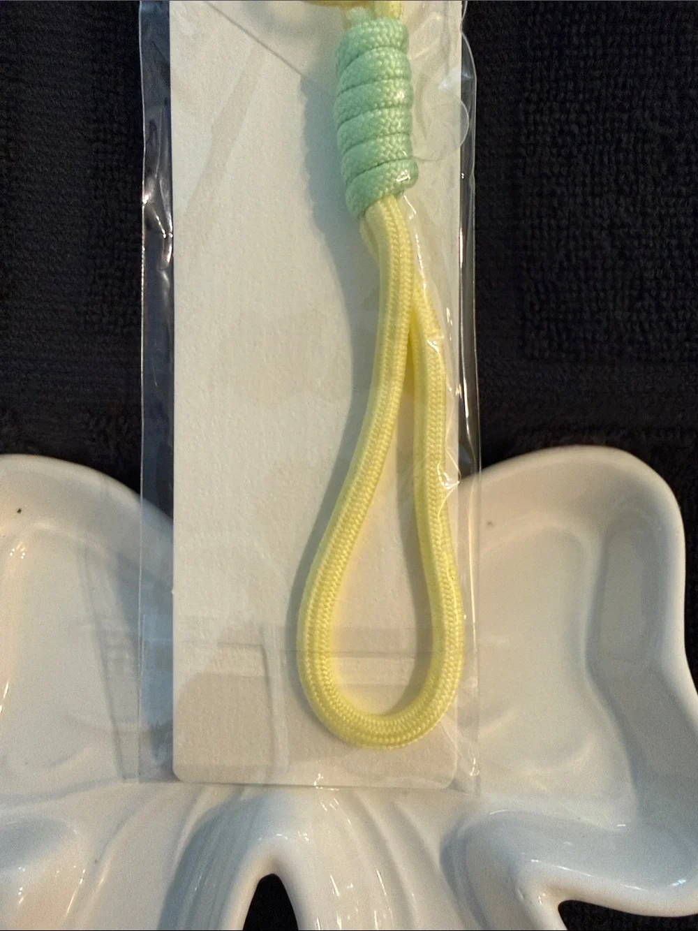 Blossom Yellow & Mint Key Ring Strap